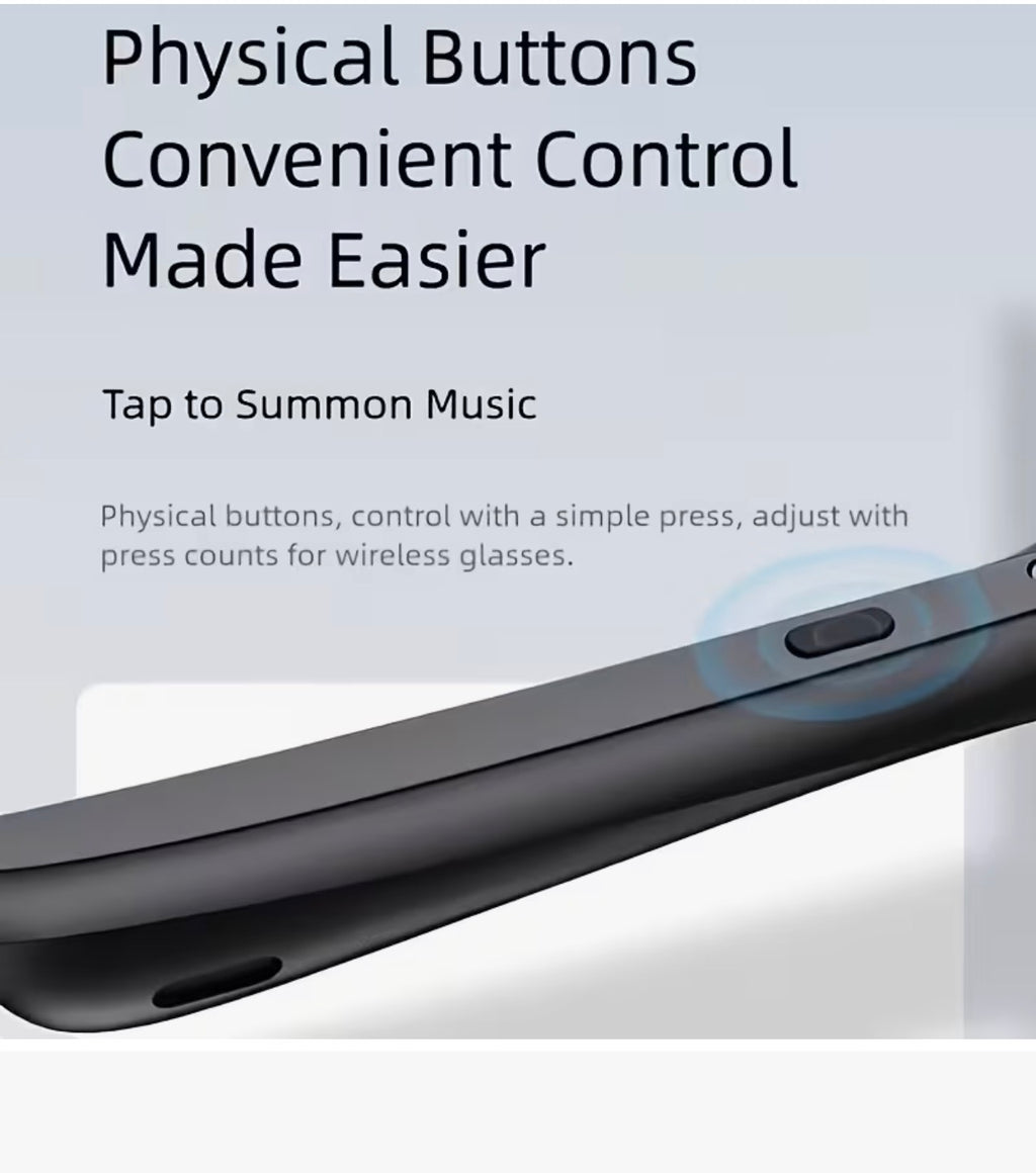 AI Smart Glasses with Bluetooth & Real-Time Translation